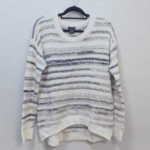 Calvin Klein Chunky Knit Striped Sweater